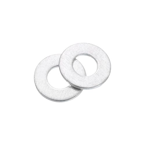 uxcell 100Pcs Aluminum Flat Washer, M3x7x0.5mm Round Seal Gaskets Flat Spacers for Screws Bolts Machinery Repair Accessories, Outdoor Construction
