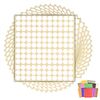 1,980 x White Sticky Dots - 13mm - Round Colour Coding Dot Stickers - 15 Sheets