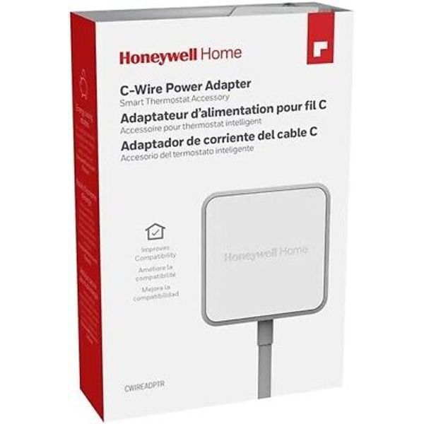 Honeywell Home CWIREADPTR4001 C-Wire Power Adapter Smart Thermostat Sealed New!