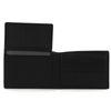bugatti City Line RFID Coin Wallet with Flap 4CC Black, black, rfid wallet