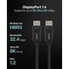 VisionTek DisplayPort 1.4 (M/M) 2M Cable (901291)