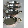 Copper Pan Handhammered Copper Saute Sauce Pan Egg Omelet Omelette Pan, 5 sizes