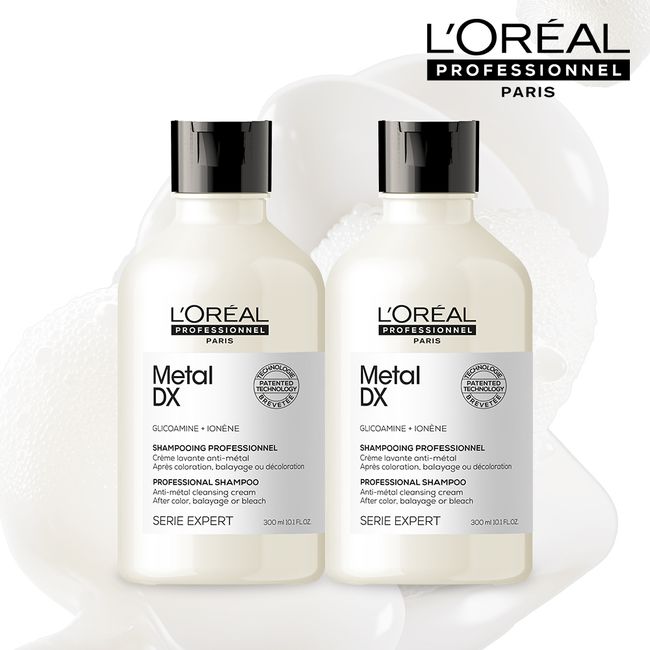 [For damaged and colored hair] L’Oréal Professional Metal DX Shampoo 300ML + Shampoo 300ML Duo Set