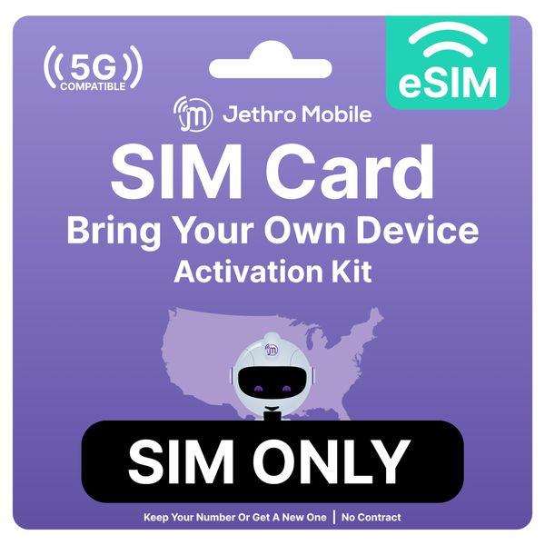 Jethro Mobile eSIMカード 電話キット