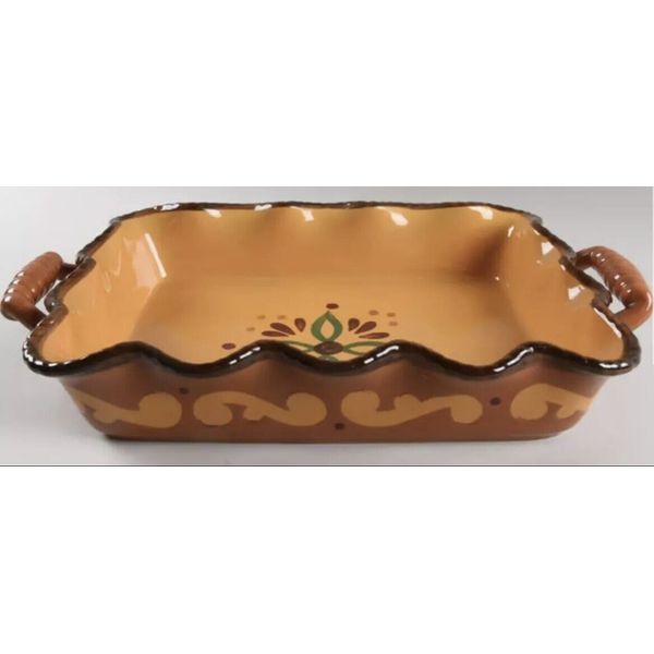 Rectangular Baking Dish, Tuscan Home By Home And Garden Party