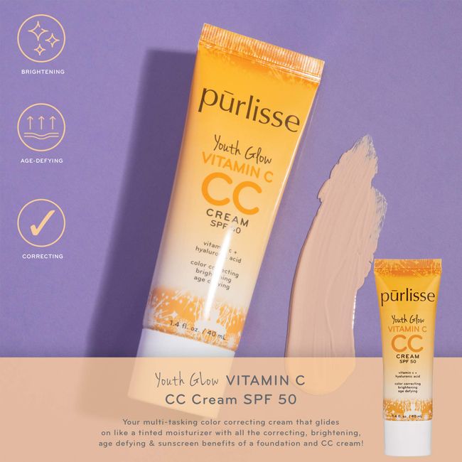 Youth Glow Vitamin C CC Cream SPF 50 – purlisse