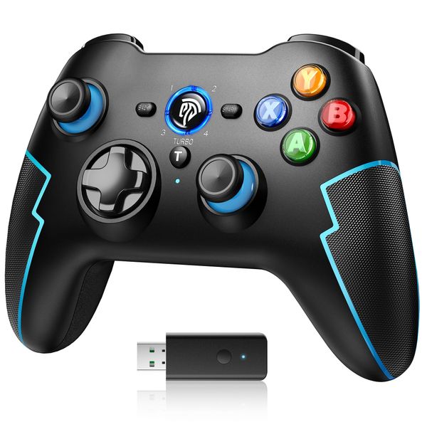 EasySMX PC PS3 2,4G Wireless Controller 9013pro Gamepad Joystick Windows PC/Steam Deck/PS3/Android TV BOX, Battery Up to 14 Hours, Work for Switch