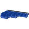 32 Inch Heavy Duty Wall Storage Rack With Customizable Bins For Organization