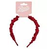 Boots headband wrinkled satin