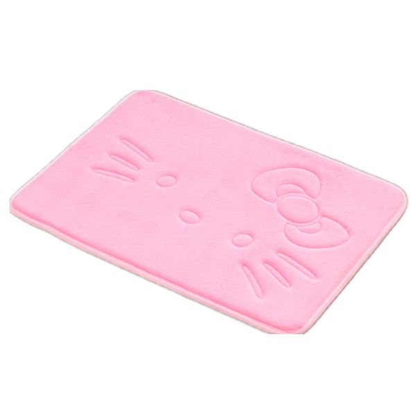 Stay Young Cute Cartoon Pink Area Rugs Bathroom Rugs Super Soft Memory Foam Bath Mat Non Slip Absorbent Door Mat Kitchen Mat Welcome Mat 15.75x23.62 Inch