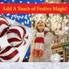 VFM - Red & White Stripe 8cm Baubles Candy Cane (4 Pack) - Christmas Tree Decorations
