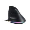 Vertical Mouse Wired 7 Buttons 6 DPI Modes Optical Gaming Mouse with LED Light Mode Switching Programmable Ergonomic Right Hand Vertical Large Size for PC Laptop Computer (Black)