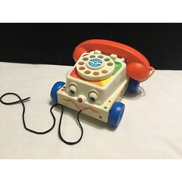 2009 Fisher Price Pull Along Toy Telephone   (XX63)