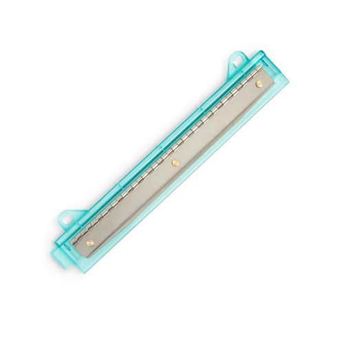 Blue Summit Supplies Set of 3 Hole Punch for Binder, Plastic Portable Ruler with Hole Puncher for Binder or Notebook, Easy to Use Flat Hole Punch for School or Office Use, Assorted Colors, 3 Pack