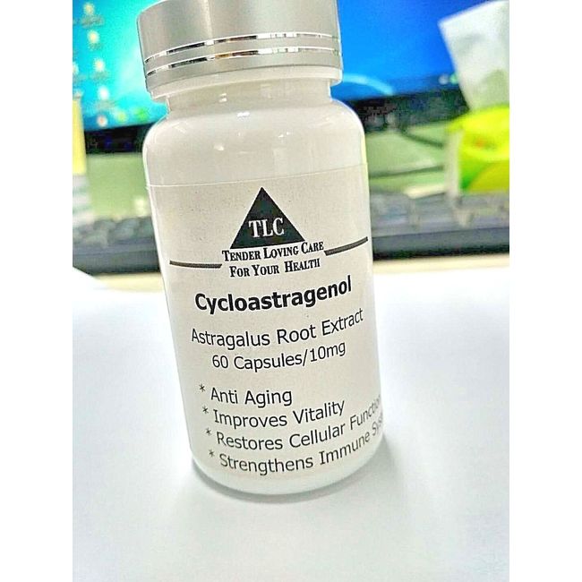 TLC  CYCLOASTRAGENOL 10 mg - 60 Caps  Feel Younger  #1 RATED - Compare to TA65