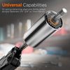 Galvanox Universal Socket Adapter Compatible with Leatherman Flat Bit System - Skeletool, Surge, MUT, Wave Plus and Signal Multitool Kit Set (Multi-Tool Accessories)