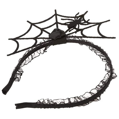 HYXITVCG Halloween Spider Web Hair Hoop, Spider Headband Halloween, Halloween Headband for Women Girls, Halloween Hairband, Spider Hair Accessories Halloween Headwear Halloween Costume Accessories