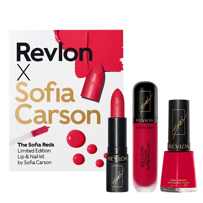 REVLON X Sofia Carson Makeup Kit - The Sofia Reds, 3 Count