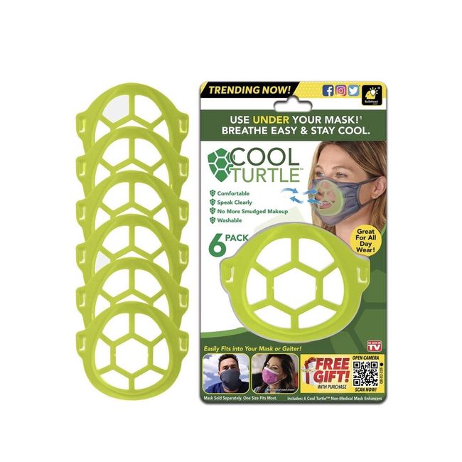 As Seen On TV Cool Turtle Mask Enhancer Helps Keep You Cool & Dry All Day