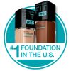 Maybelline Fit Me Matte + Poreless Liquid Foundation Makeup, Mocha, 1 fl. oz.