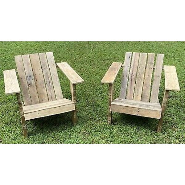 Repurposed Wood Adirondack Chairs Building Plans