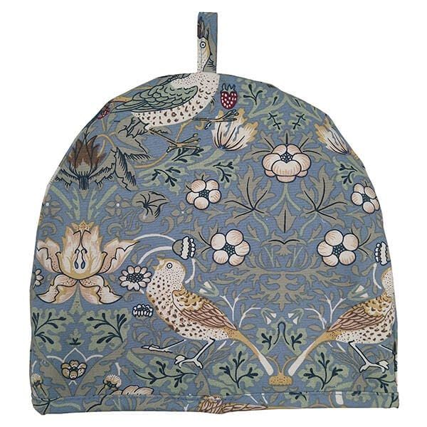 William Morris Strawberry Thief Blue Tea Cosy For One