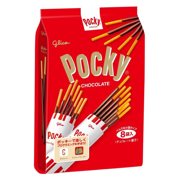 Ezaki Glico Pocky Chocolate, 8 Bags x 6 Packs