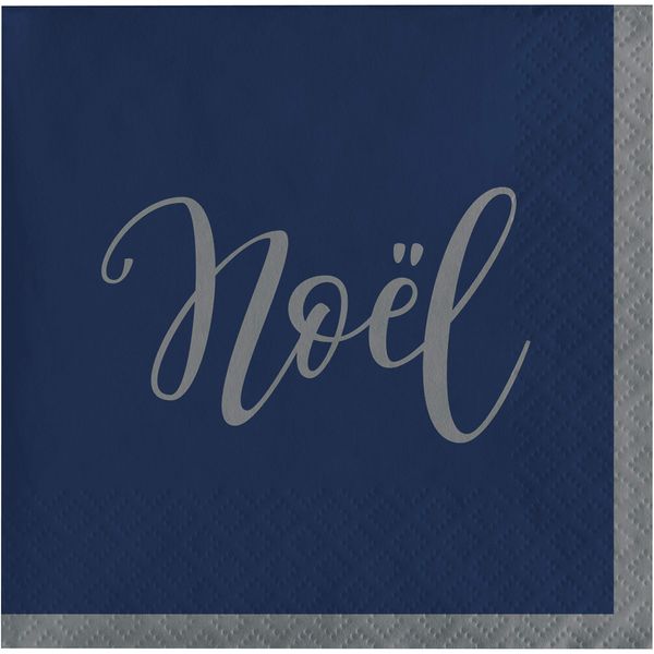 Creative Converting Silent Night Beverage Napkins, 5", Multi-color
