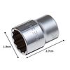 TONE Socket (12 Angles) 3D-16 Insertion Angle 0.3 inch (9.5 mm) (3/8 mm), Double Side Width 0.6 inches (16 mm)