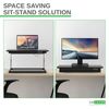 Adjustable height affordable laptop standing desk riser converter conversion