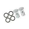 Partuto 2 Set Universal Car Banjo Bolt Brake Fitting Adapter M18 x 1.5 Replacement