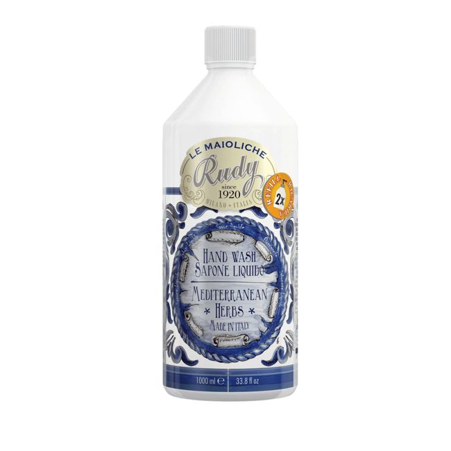 Rudy Le Maioliche Le Mallorca Maioliche Liquid Soap Refill (Refill) Mediterranean Herbs Mediterranean Herbs