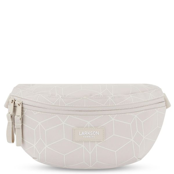 LARKSON Bauchtasche Damen & Herren Beige - Finn - Hüfttasche für Sport Outdoor Stadt - Gürteltasche Stylisch für Festival - Crossbody Bag mit Gurt - Wasserabweisend