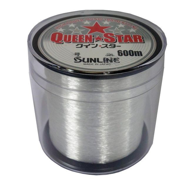 SUNLINE Queen Star Nylon Line, 656.2 yd (600 m), No. 2, Clear