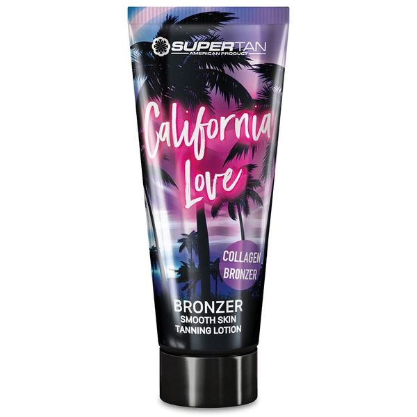 SuperTan California Love Collagen Bronzer Tanning Lotion, 200 ml