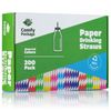 Comfy Package Paper Straws [Pack of 200] 100% Biodegradable