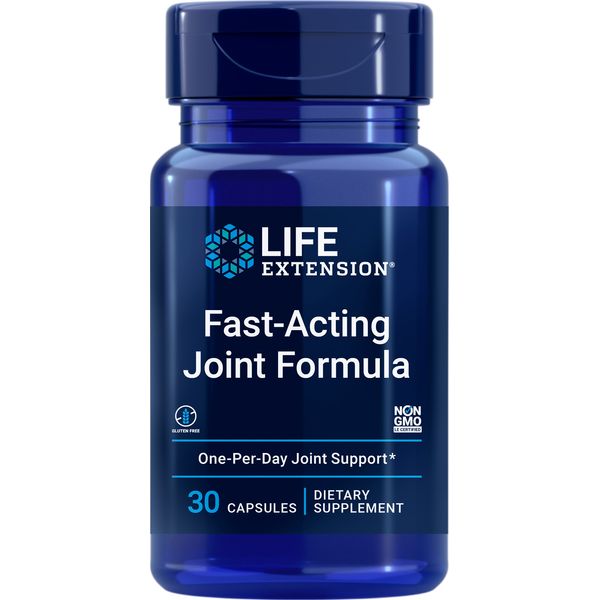 Life Extension Fast Acting Joint Formula One per Day Support 30 Capsules NON GMO