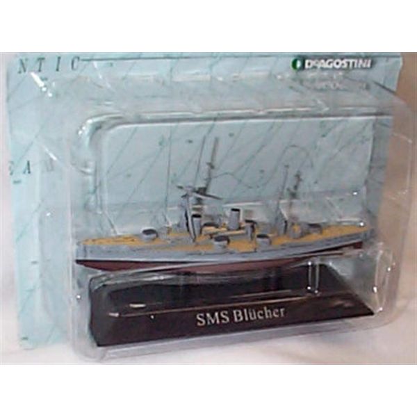 DeAgostini warships collection SMS blucher ship 1:1250 scale diecast model