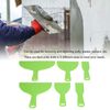 6Pcs Putty Knife,Taping Scraper Accessory Set Kit ABS Ergonomic Handle for Removing Putty Plaster Cement Concrete