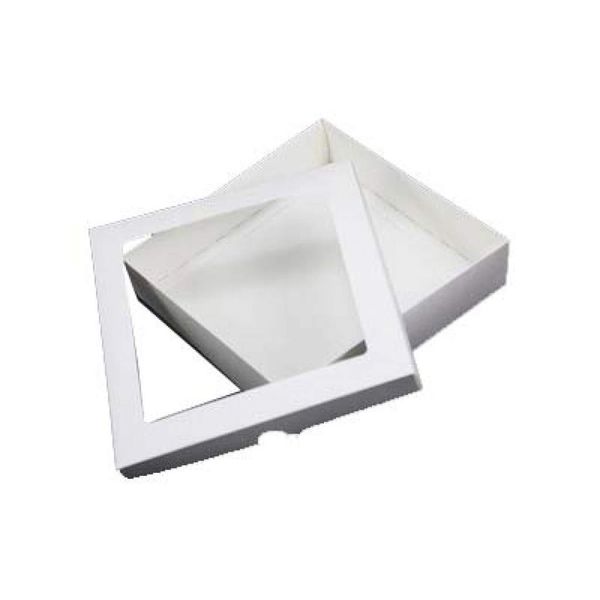 8"x8" White Aperture Greeting Card Boxes X 5 Per Pack, Gift Boxes