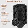 Hair brush,Black(Pack of 2)