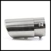 Hihaha 75mm Inlet Exhaust System Muffler Down Tail Pipe Tips for Auto Car Durable Material
