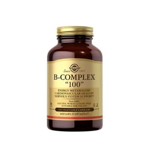 Vitamin B-Complex - 100 MG (100 Plant-Based Capsules)