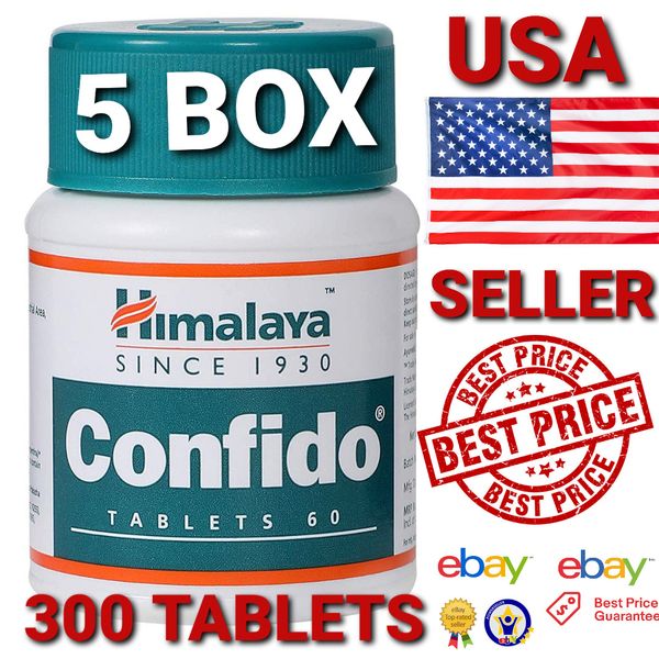 Confido Himalaya EXP.2026 5 box USA 300 TABLETS ORGANIC OFFICIAL MEN HEALTH CARE