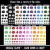 Coffee Bean Solid Temporary Tattoo Water Resistant Fake Body Art Set Collection - Brown (One Sheet)
