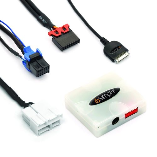 iSimple Factory Radio Interface with CD Changer Control for Select GM Vehicles - Frustration-Free Packaging - Black