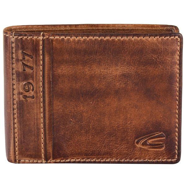 camel active, Melbourne Men's Wallet (Denim Size), Brown, 11,5 x 2 x 8,5, Purse (Denim Size)