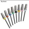 HYTOOS Safety Tapered Nail Drill Bits 3/32 Smooth Top Carbide Drill Bits
