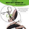 Maximum Pet Products Dog Training Lead (65ft/20m, Red Beige Black)