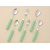 All stainless steel handle with silicone sponge / N-5/SS-18 small fork x 1